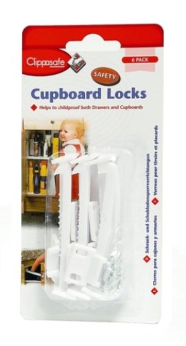 Childrens Toyshop  Toys : Clippasafe Cupboard Lock (6-Pack)
