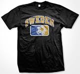 Sweden Soccer T-shirt, Sverige Football Shirt, International Soccer T-shirts