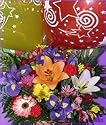 Flowers and Balloons