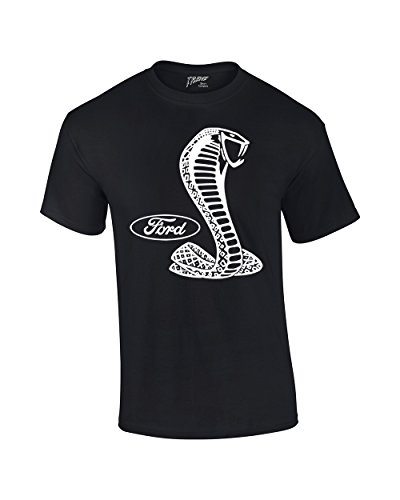 Ford Mustang Cobra T-Shirt White Silhouette
