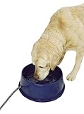 KandH 96-Ounce Thermal-Bowl Outdoor Pet Feeder, Blue