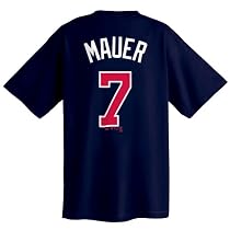 Joe Mauer Minnesota Twins Name and Number T-Shirt