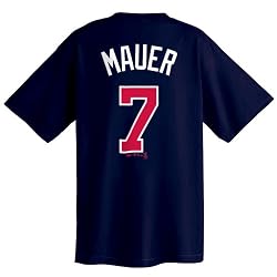 Joe Mauer Minnesota Twins Name and Number T-Shirt