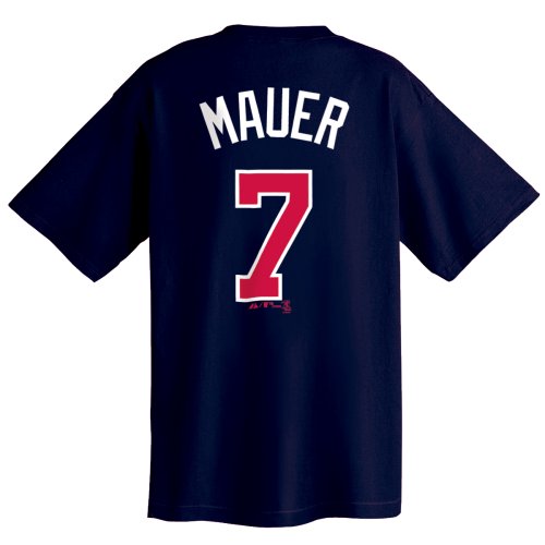 Joe Mauer Minnesota Twins Name and Number Tee
