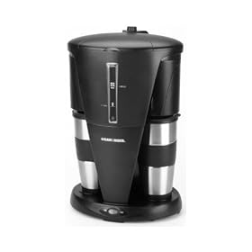 Black & Decker DDCM200 Dual Personal Coffeemaker, Black and Stainless
