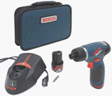 Bosch PS20-2A 12 Volt Max Lithium-Ion Pocket Driver with 2 Batteries