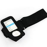 Premium Black Adjustable Wrist Armband Sports Gym Carrying Case Cover for Apple Ipod Nano... by Luxmo