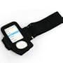 Premium Black Adjustable Wrist Armband Sports Gym Carrying Case Cover for Apple Ipod Nano Chromatic 8GB 16GB 5G 5th Generation - [LUXMO RETAIL PACKAGING]