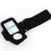 Premium Black Adjustable Wrist Armband Sports Gym Carrying Case Cover for Apple Ipod Nano Chromatic 8GB 16GB 5G 5th Generation - [LUXMO RETAIL PACKAGING]