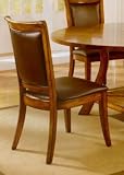 Barona Bonded Leather Side Chair One Pair