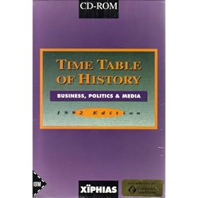 Time Table of History: Business, Politics & Media (1992 Edition) [ MS-DOS 3.3 or higher ]