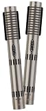 Royer Labs Matched Pair R-122V Vacuum Tube Active Large-Element Ribbon Microphone, Nickel