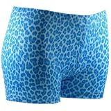 Gem Sports Blue Leopard Volleyball Spandex - Sublimated Compression Shorts