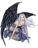 Blue Dusk Fairy Sticker by Amy Brown ~ Amy Brown Art Decal #3