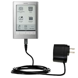 Rapid Wall Home AC Charger for the Sony PRS-600 Reader Touch Edition - uses Gomadic TipExchange Technology