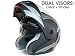 DOT APPROVED - MOTORCYCLE FLIP UP MODULAR HELMET DUAL VISOR (CLEAR & SMOKE) TRIBAL MATTE FLAT BLACK SPORT STREET BIKE CRUISER SNOWMOBILE HELMET - MEDIUM