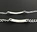 His and Hers Matching Set Stainless Steel Bracelet (2PCS)