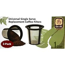 Medelco RK202 One All Universal Single-Cup Replacement Coffee Filter, Set of 2