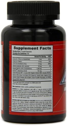 Axis Lab Adipo-X, Liquid Capsules (International Version), 120-Count