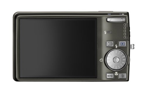 Nikon Coolpix S600 10MP Digital Camera with 4x Wide Angle Optical Zoom with Vibration Reduction (Slate Black) image