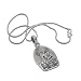 Shiva Pendant with Chain Silver Jewelry 1.25 inches