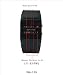 Men's Black, Sleek and Sophisticated, Binary Watch