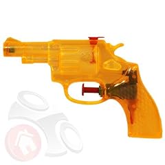 12 x Wasserpistole transparent Revolver Spritzpistole