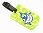 Travel Accessory Personalized Rubber Luggage Tag Green Shark
