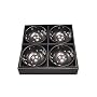 4 piece Black Ume Bowl Set