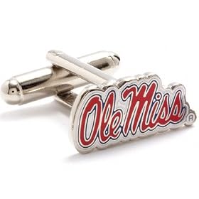 Mississippi Rebels Pair of Cufflinks