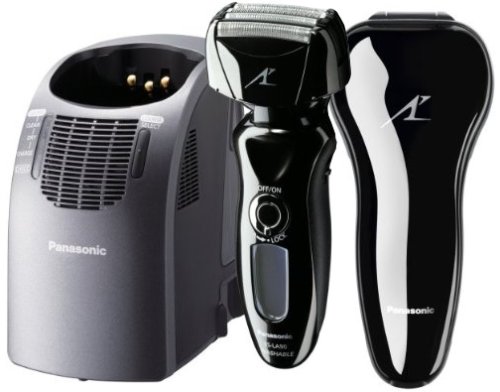 Panasonic シェーバー(4枚刃) ラムダッシュ4 (全自動洗浄充電器付 ミラーブラックハードケース付) 黒 ES-LA90-K