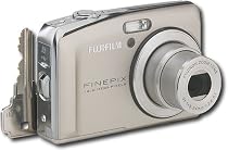 Bundle: Fuji F50 Digital Camera 12MP Zoom (Fujiflim F50fd Silver) +2GB SD+ Hard Case