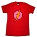 Search : DC COMICS FLASH "SOFT LOGO" Fine Woven Fitted Licensed Cotton Tee