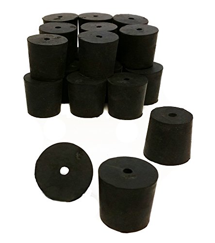 GSC International RS-5-1 Black Stoppers Rubber, #5, 1 Hole, 1 lb.