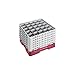 Camrack Glass Rack, W/6 Extenders, Full Size, 25 Compartments, 3-1/2
