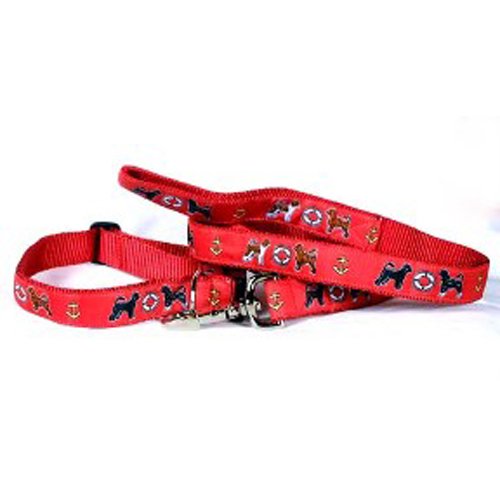 Portuguese Water Dog - Red Collar and Lead Set