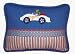 Vintage Racer Embroidered Pillow