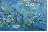 Hand Painted Oil Painting Reproduction on Canvas - Branches of an Almond Tree by Van Gogh 24x36