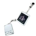 BV 1.5'' 1.5 Inch USB Mini Digital KEY Ring Chain Keychain Photo Picture Frame with 16MB Memory in silver colour