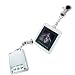 BV 1.5'' 1.5 Inch USB Mini Digital KEY Ring Chain Keychain Photo Picture Frame with 16MB Memory in silver colour