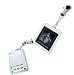 BV 1.5'' 1.5 Inch USB Mini Digital KEY Ring Chain Keychain Photo Picture Frame with 16MB Memory in silver colour