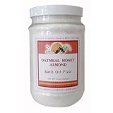 Oatmeal Honey Almond Aromatherapy Bath Oil Fizz - 15 oz.