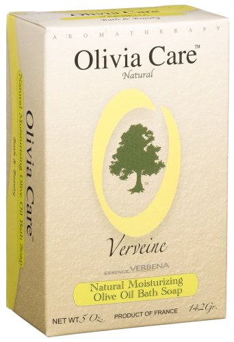 Olivia Care Olive Oil Soap, Verbena, 5-Ounce Boxes (Pack of 4) by Olivia Care