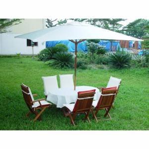 Buy "Annabel" Oblong Parasol 2mx3m - Colour: Green online at Discounted New and Used prices. Delivered to your door with Off-The-Bookshelf.
