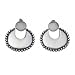 Scooter - SW304060 - Ahé - Boucles d'Oreille Femme - Métal Argenté - Créoles pampilles