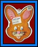 Wilton Giant Bunny Face Cookie Treat Brownie Pan ~ Retired Collectible Wilton Giant Bunny Face Cookie Treat Brownie Pan ~ Retired Collectible