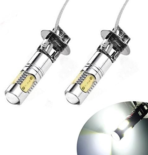 DIBMS 2pcs High Power H3 CREE LED COB Car Fog Day Head Light Lamp Bulb Headlight White