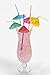 Multicolored Tropical Umbrella Straws (1-Pack of 12)
