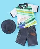 Phat Farm - Phat Farm Baby Boy 3-Piece Casino Set