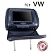 Produkt-Bild: Kopfst&uuml;tzen Monitore DIGITAL 17,78cm (7") inkl. 2 x DVD (SET !!!) speziell f&uuml;r VW mit E-Pr&uuml;fzeichen und 24 Monate Sofortaustausch im Servicefall